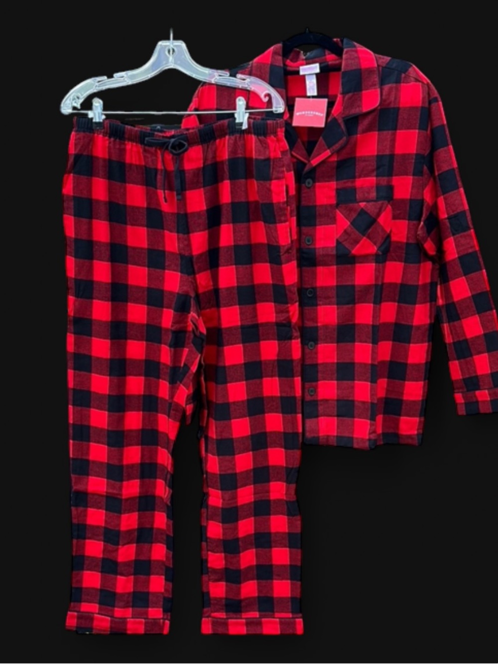Wondershop Men’s large Red and Black Pajama Sets Buffalo Plaid